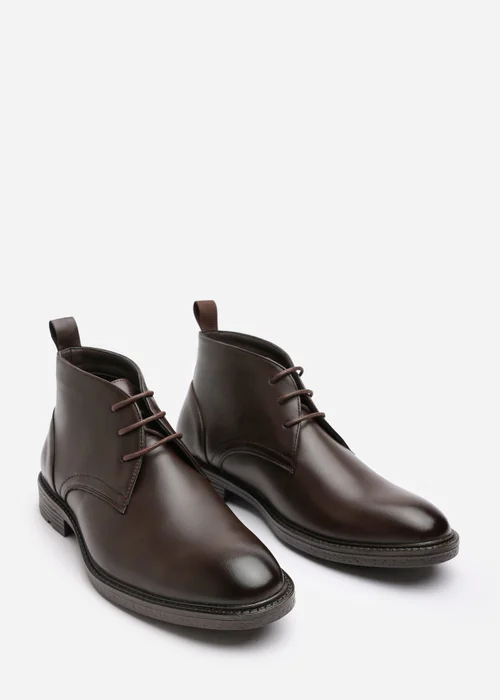 Where's That From Blake Dark Brown Lace Up Ankle Boots - 9 Image 4