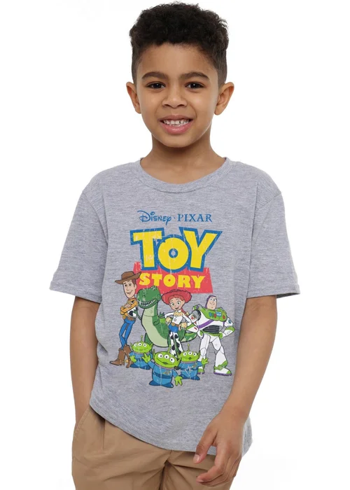 Toy Story Boys Grey Group T-Shirt (3-13yrs) - 12-13 yrs Image 1