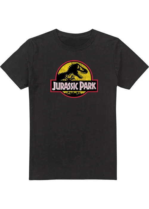 Jurassic Park Black Logo T-Shirt - XL Image 5