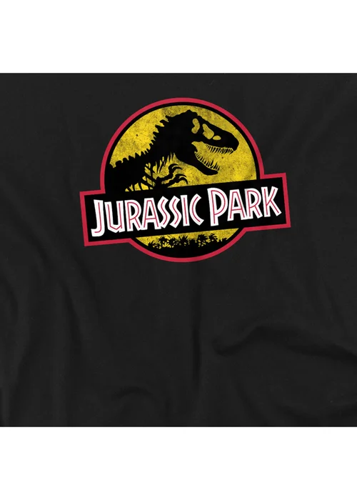 Jurassic Park Black Logo T-Shirt - XL Image 3