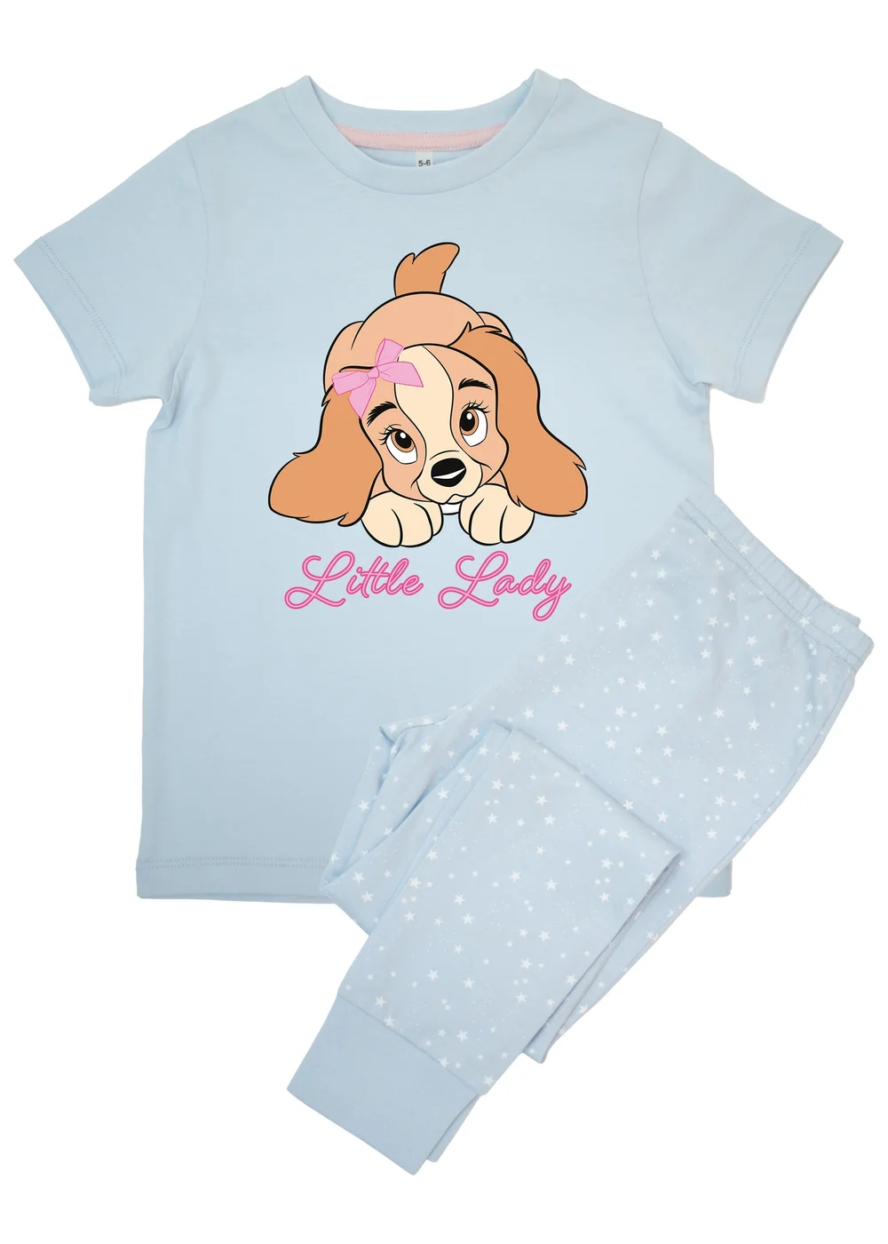 Ada & Ted Disney The Lady & The Tramp Little Lady Girls Blue Graphic Pyjamas (3-8 Years) - Age 6-7 Years | Matalan Ada & Ted Disney The Lady & The Tramp Little Lady Girls Blue Graphic Pyjamas (3-8 Years) - Age 6-7 Years | Matalan