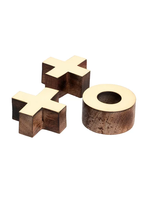 Harvey Makin Brown Tic Tac Toe - One Size Image 4