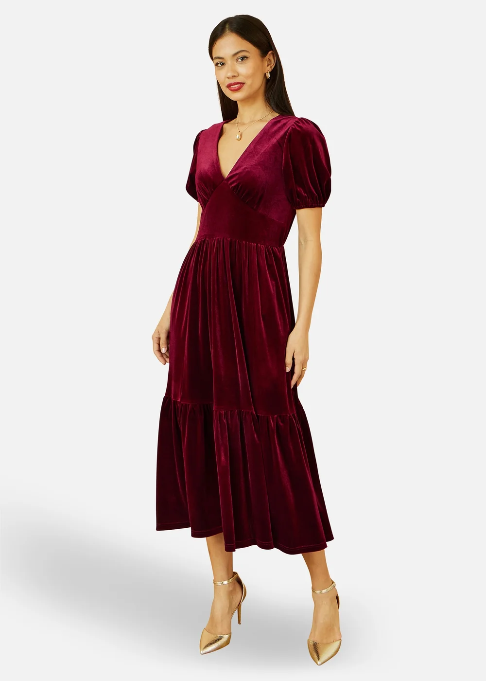 satin blue dress mini Amberley Burgundy Cut Out Detail Midi Dress Get That Trend UK