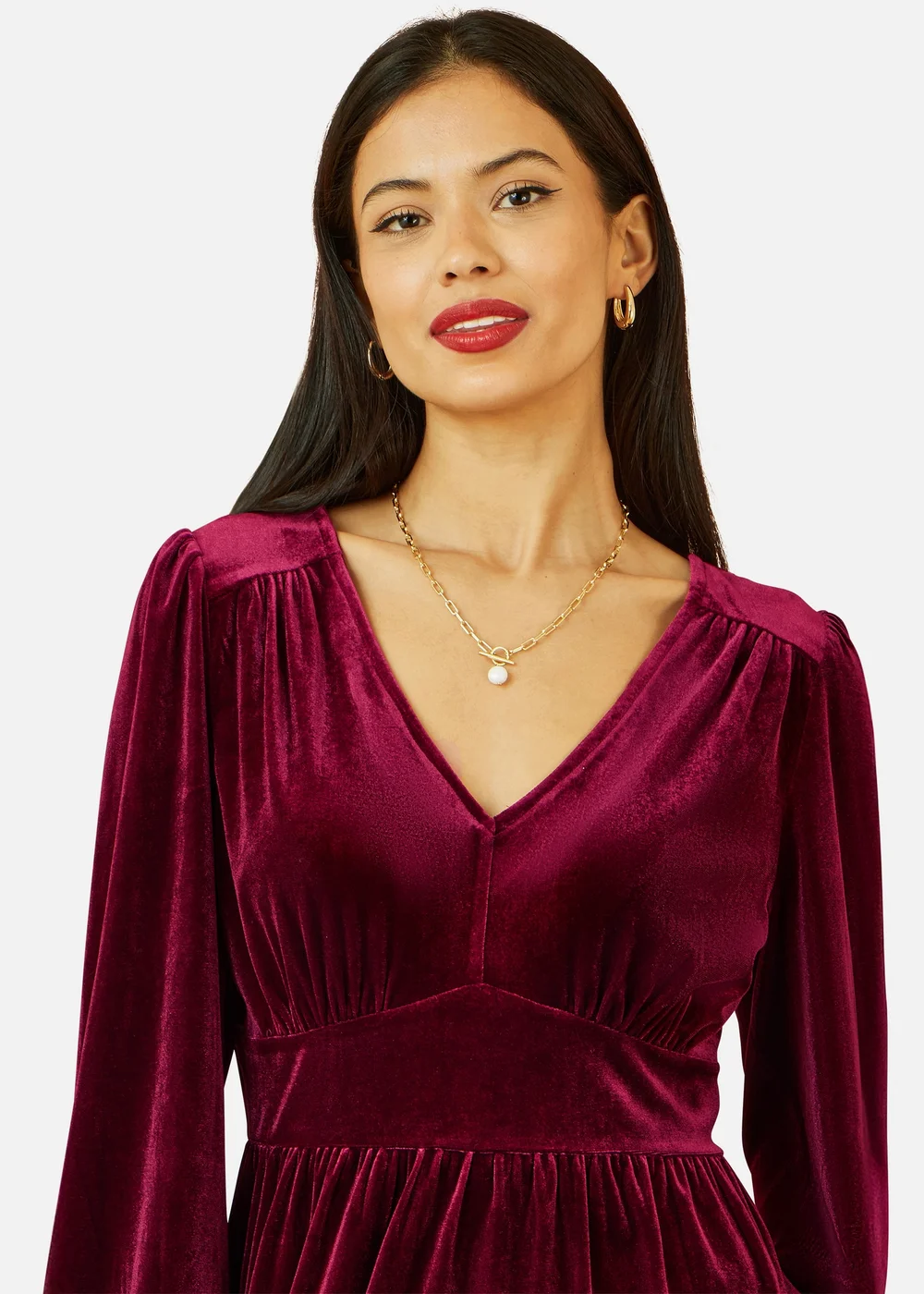 velvet skater dress burgundy Mirage | Burgundy Velvet Halter-Neck Mini Dress With Skater-Skirt