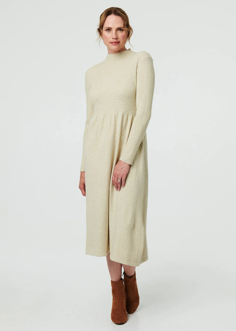 jumper midi dress Tico Jumper Dress - White
