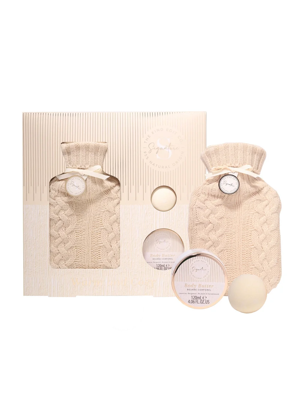 Kind Edit Co Signature Hot Water Bottle Gift Set - One Size Image 3