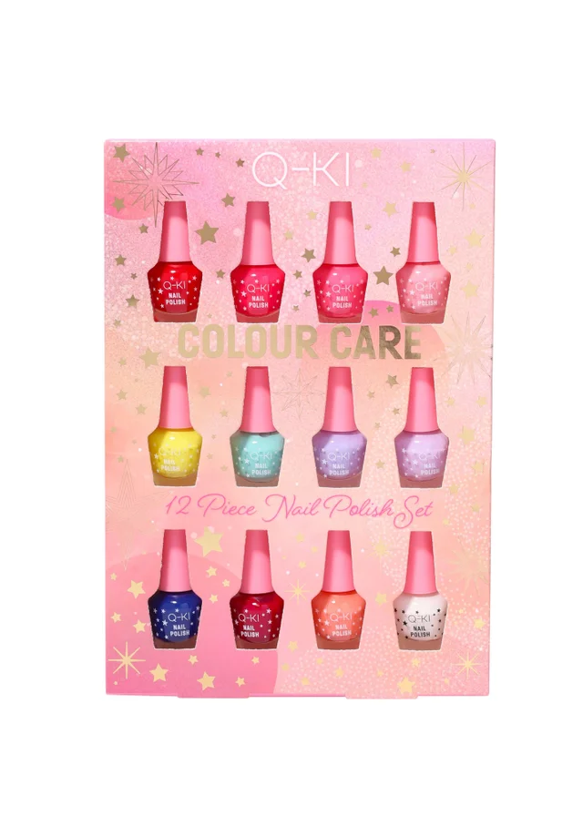 Q-KI Colour Care Nail Polish Gift Set 12 PCS