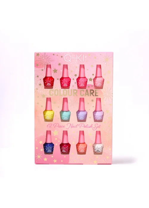 Q-KI Colour Care Nail Polish Gift Set 12 PCS - One Size Image 2