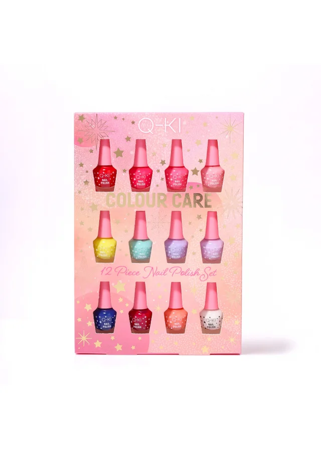 Q-KI Colour Care Nail Polish Gift Set 12 PCS