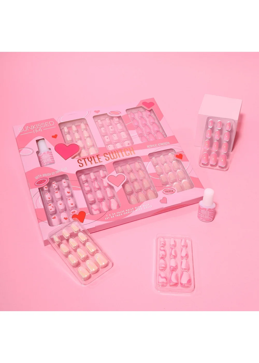 Sunkissed Nails Style Switch False Nails Gift Set - One Size Image 2