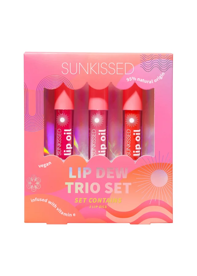 Sunkissed Gift Lip Dew Trio Gift Set 3x4.3ml