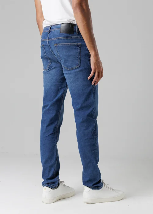 Tokyo Laundry Blue Slim Fit Cotton Blend Jeans - 38/L32 Image 2