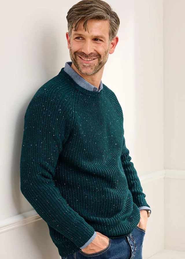 Cotton Traders Jade Supersoft Crew Neck Jumper