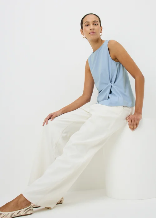 Blue Knot Front Vest Top - 8 Image 1