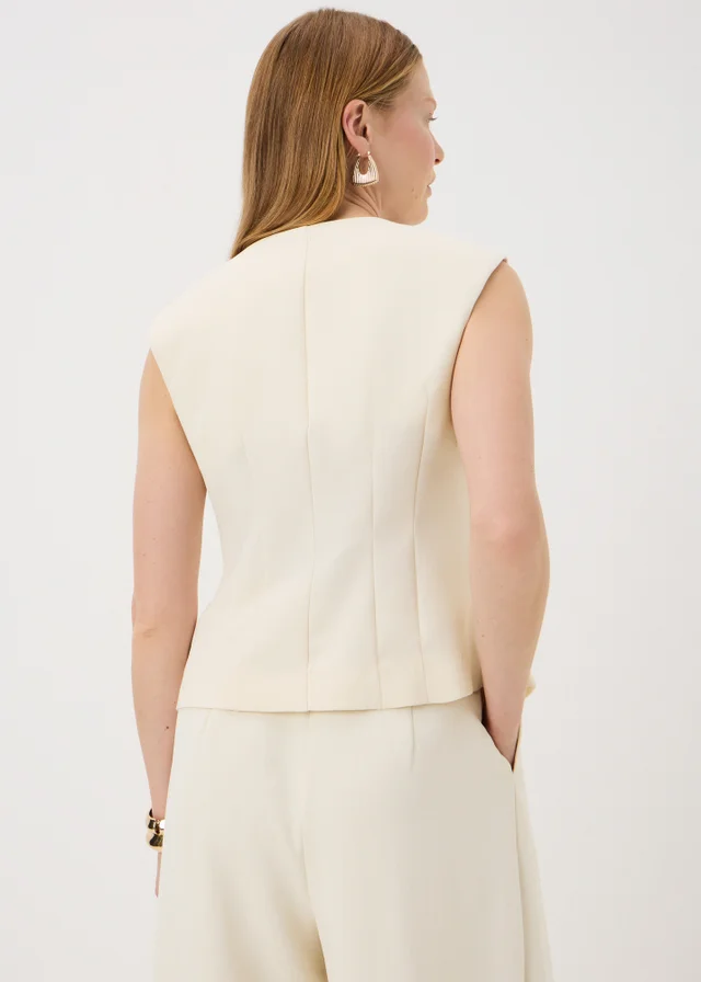 Et Vous Cream Co Ord Waistcoat