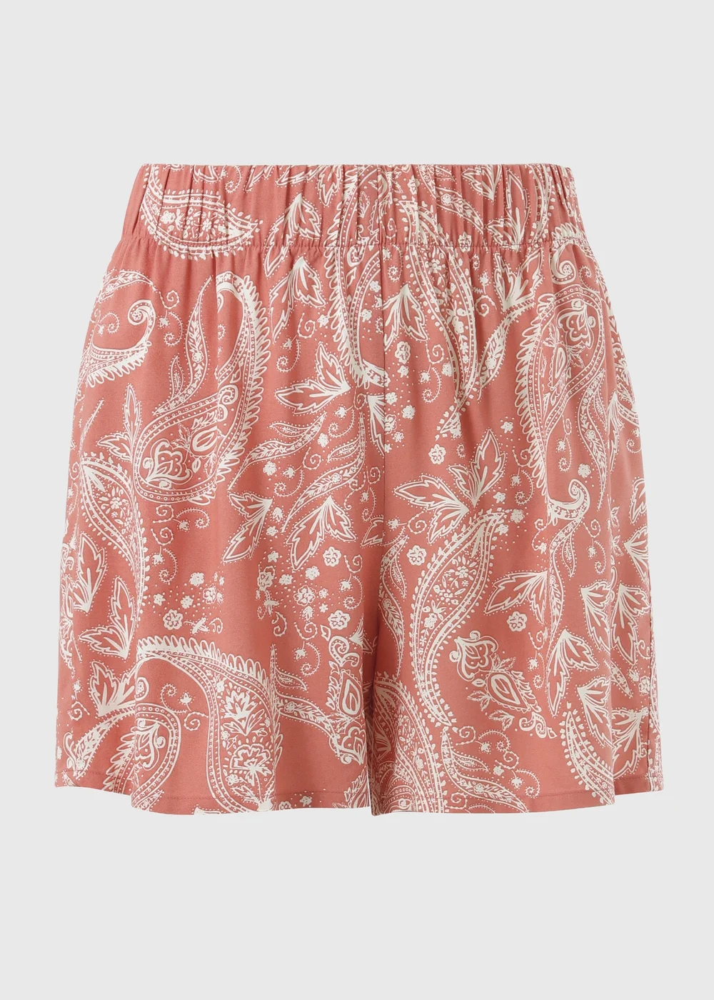 Pink Paisley Shorts - 8 Image 2