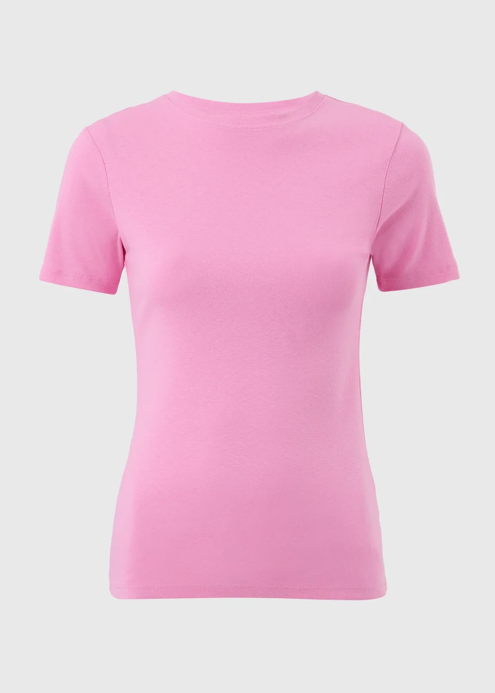Bright Pink Fitted T-Shirt - 24 Image 4