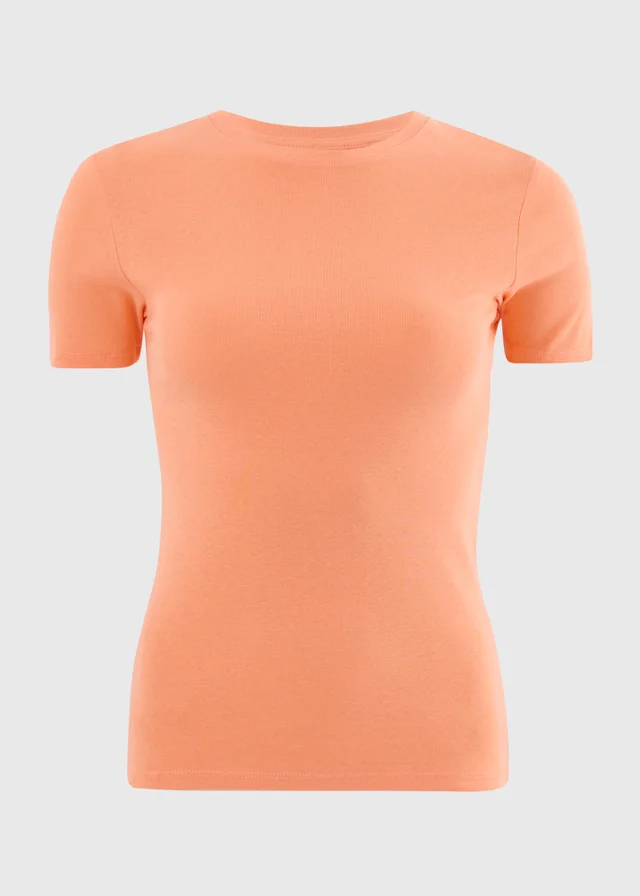 Orange Fitted T-Shirt