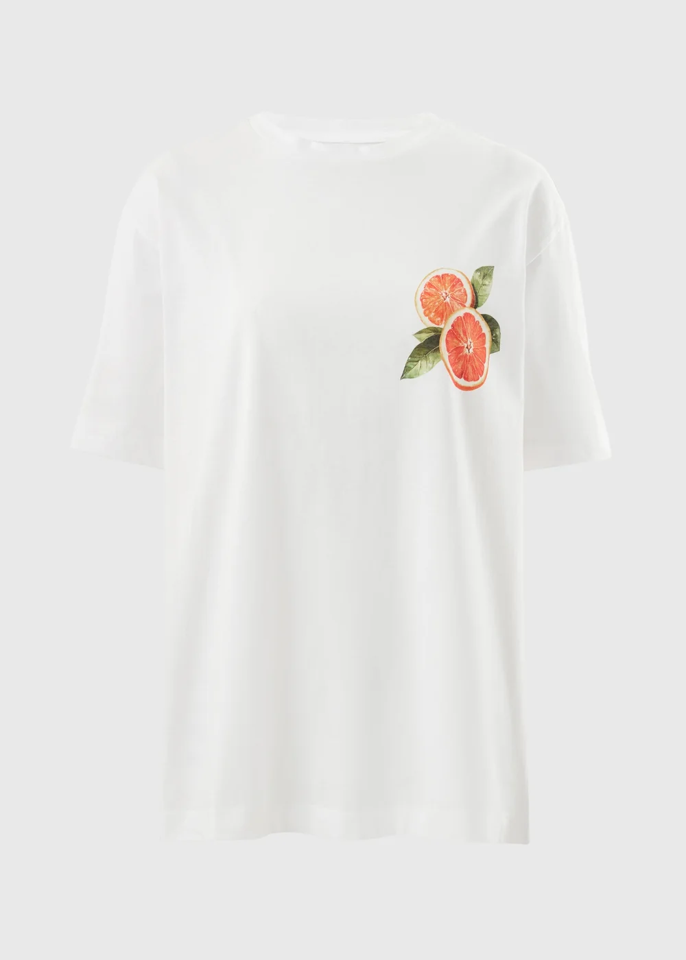 White Capri Back Graphic T-Shirt - S Image 4