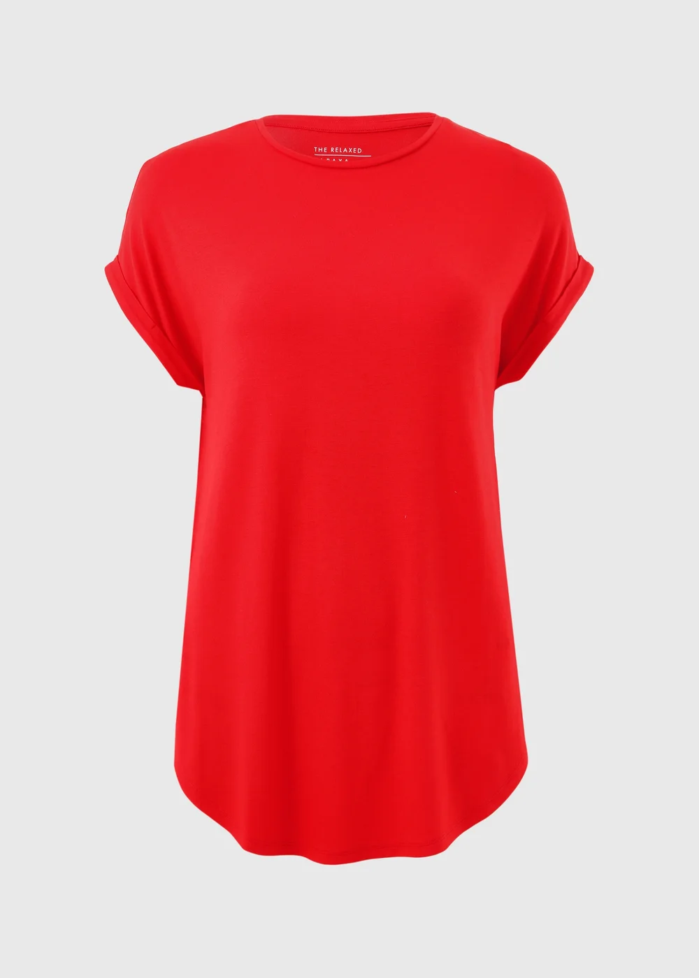 Red Relaxed Longline T-Shirt - S Image 4