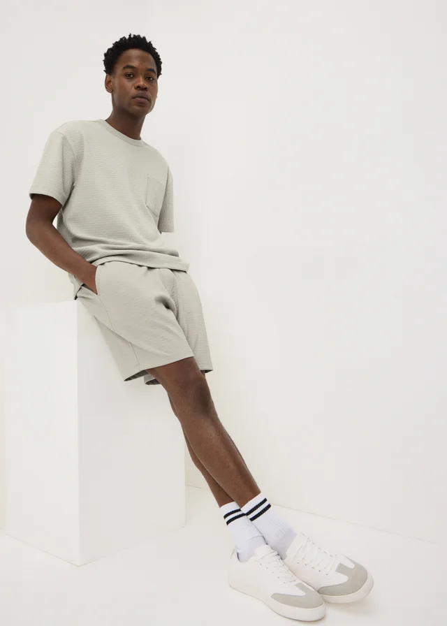 Sage Waffle Co Ord Shorts