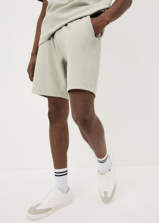 Sage Waffle Co Ord Shorts
