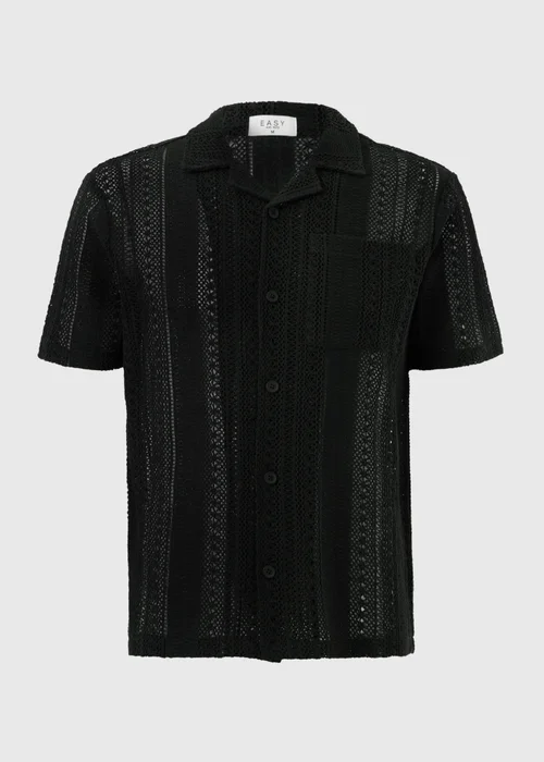 Black Crochet Shirt - 2XL Image 4