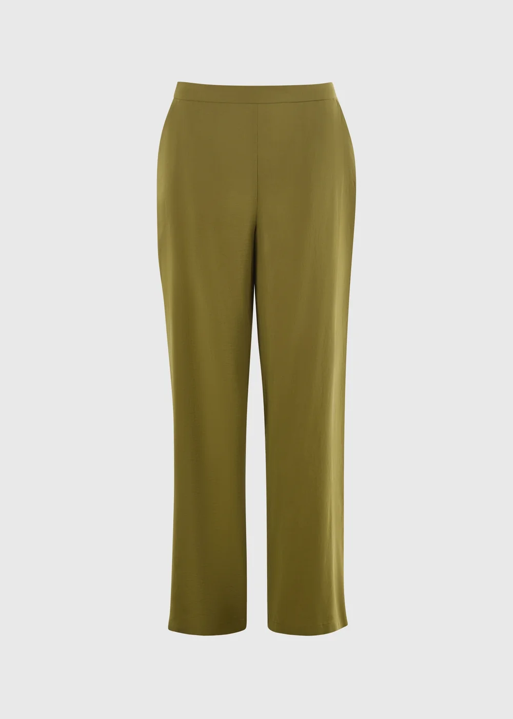 Et Vous Olive Straight Leg Co Ord Trousers - 8 R Image 4