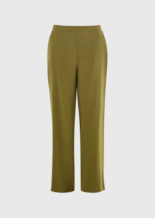 Et Vous Olive Straight Leg Co Ord Trousers - 8 R Image 4