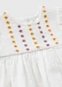 Baby White Floral Embroidered Dress (0-23mths) - 6-9 months Image 2