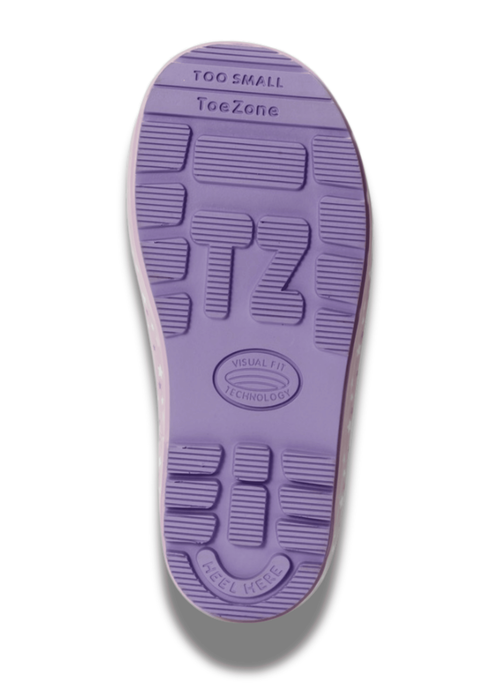 ToeZone Girls Pink Unicorn Waterproof Wellies (Younger 6 - Older 12) - 8 infants Image 5