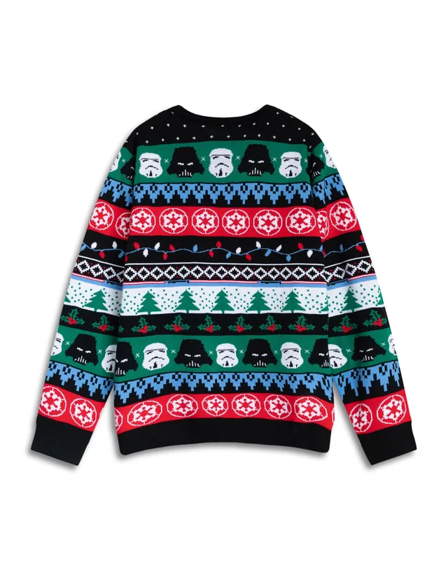 Vanilla Underground Star Wars Logo Adults Multicoloured Christmas Jumper