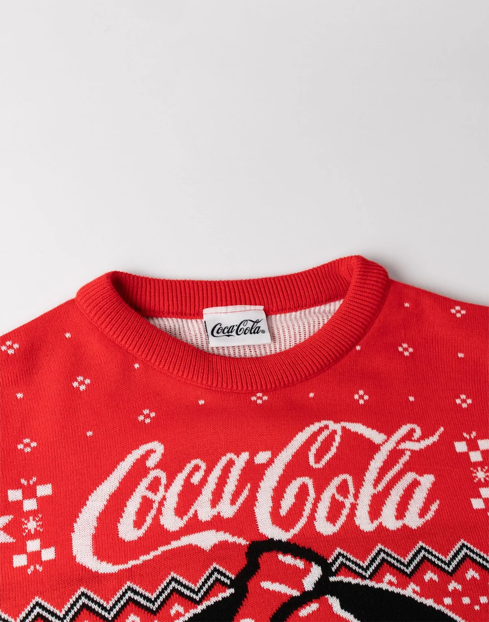 Vanilla Underground Coca Cola Logo Adults Red Christmas Jumper - S Image 5