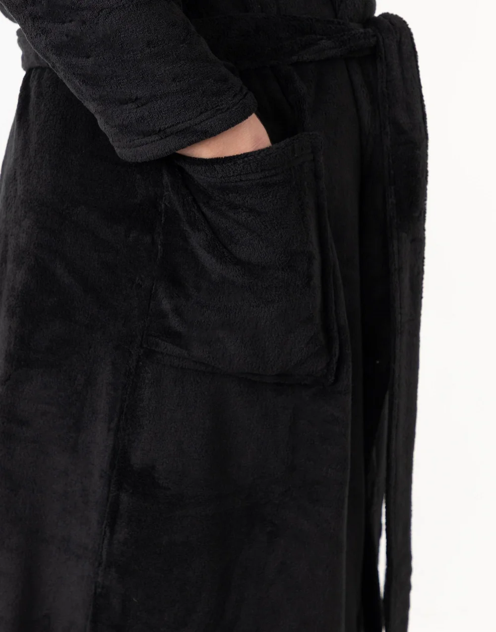 Vanilla Underground Star Wars Darth Vader Adults Black Hooded Bathrobe - Small Image 5