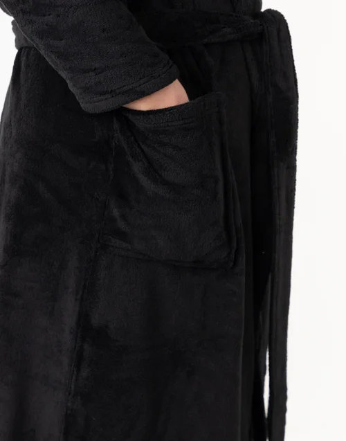 Vanilla Underground Star Wars Darth Vader Adults Black Hooded Bathrobe - Small Image 5