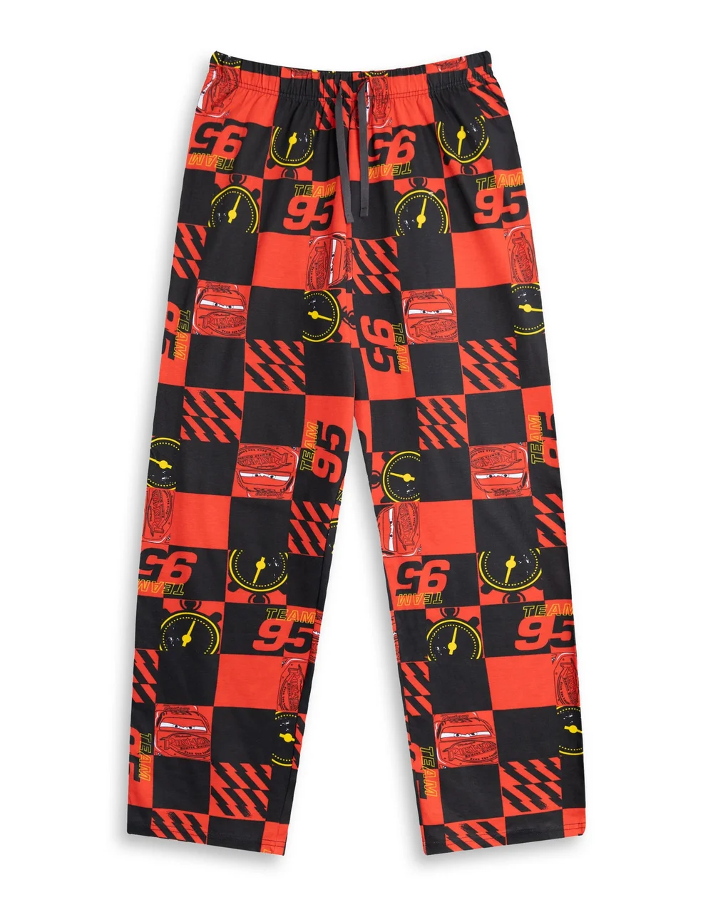 Vanilla Underground Disney Cars Adults Multicoloured Short Sleeve Long Leg Pyjama Set - Small Image 4