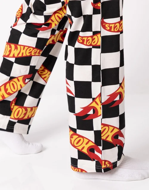 Vanilla Underground Hot Wheels Logo Adults Multicoloured Lounge Pants - Small Image 5
