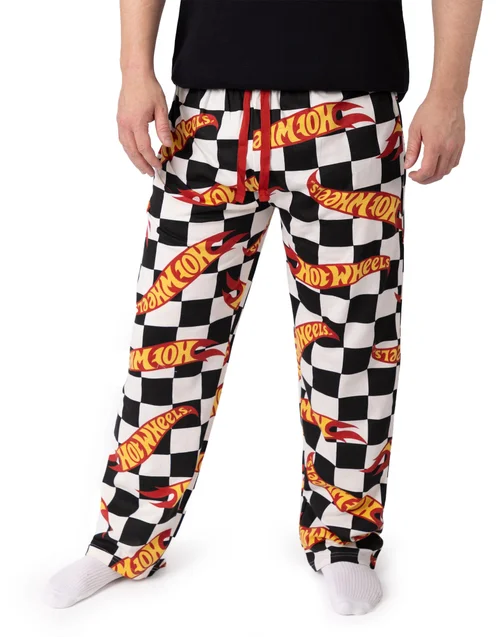 Vanilla Underground Hot Wheels Logo Adults Multicoloured Lounge Pants - Small Image 1