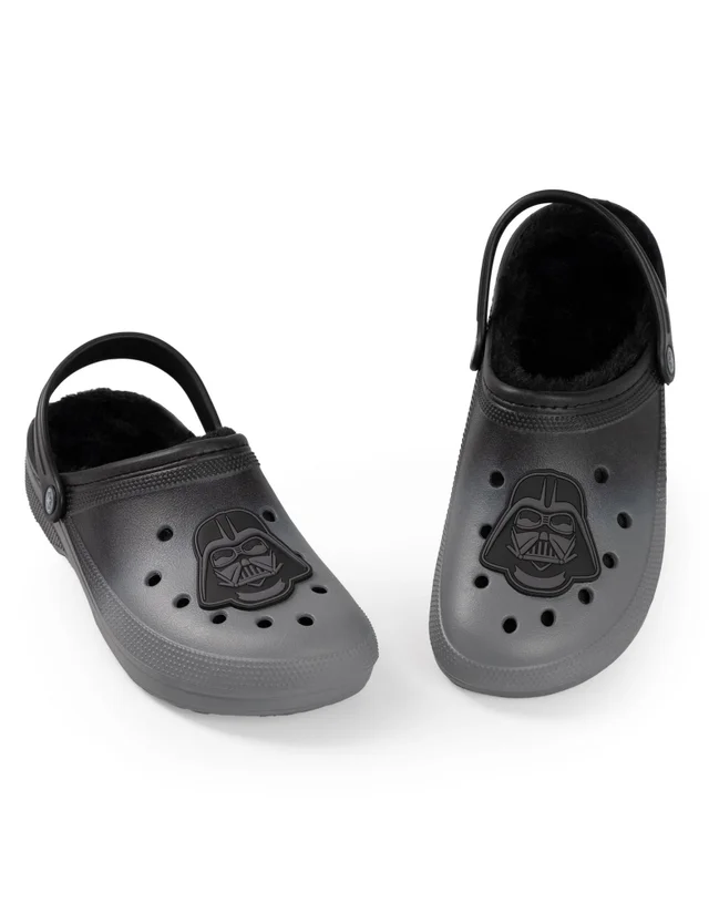 Vanilla Underground Star Wars Darth Vader Fur Lined Adults Black Clogs - 8 UK