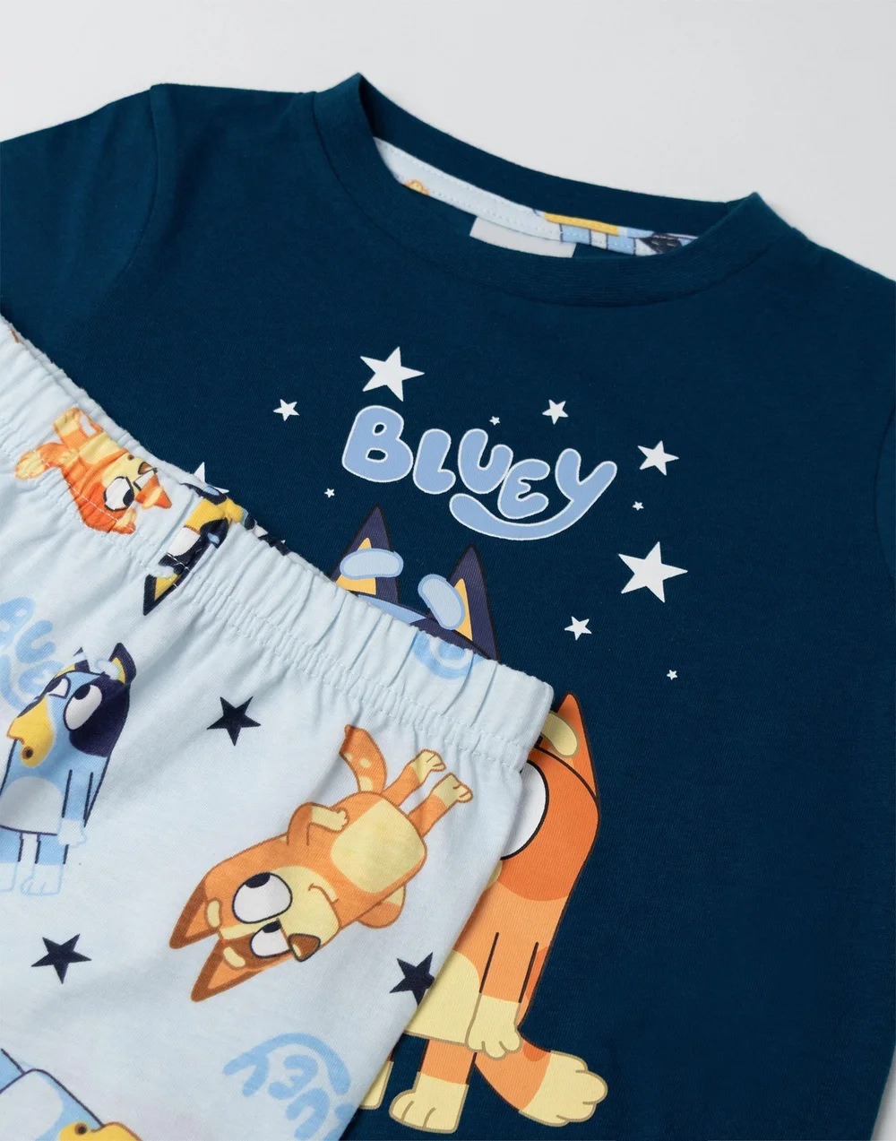 Vanilla Underground Bluey Kids Navy 'Family' Long Pyjama Set (18mnths-7yrs) - 18 - 24 Months Image 5
