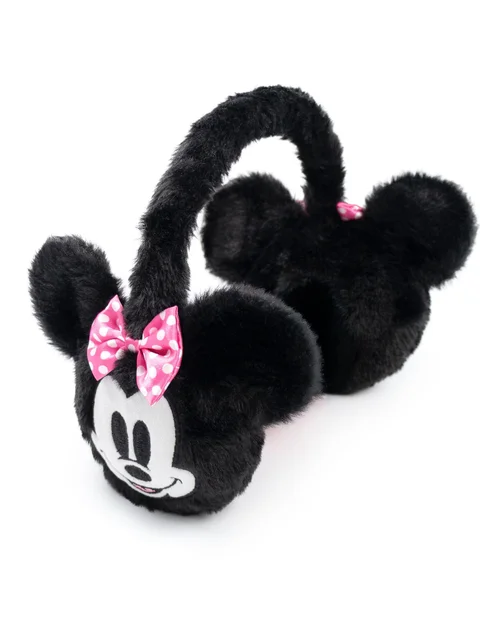 Vanilla Underground Disney Minnie Girls Black Earmuffs - One Size Image 1