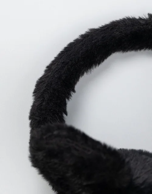 Vanilla Underground Disney Mickey Kids Black Earmuffs - One Size Image 4