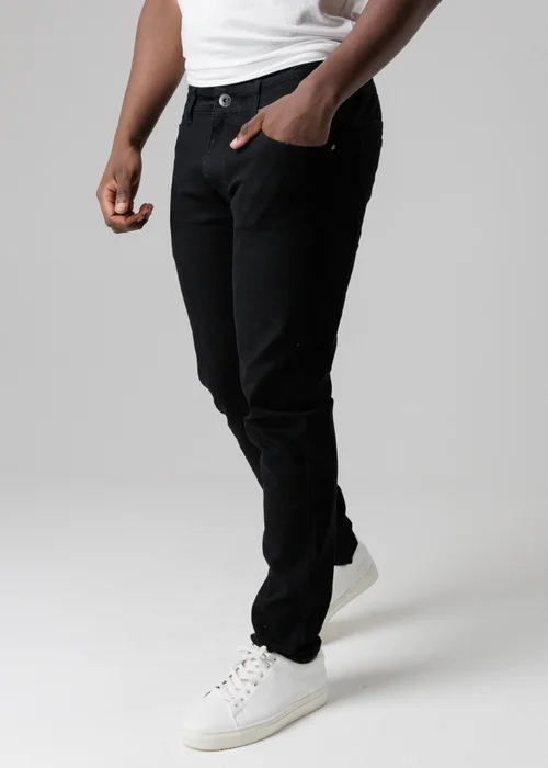 Tokyo Laundry Black Slim Fit Cotton Blend Jeans - 32/L30 Image 3