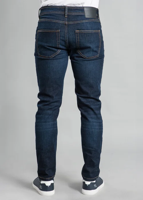 Tokyo Laundry Dark Blue Slim Fit Cotton Blend Jeans - 30/L30 Image 2