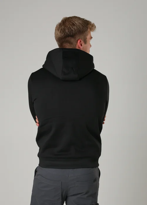 Tokyo Laundry Black Brushed Back Fleece Drawcord Hoody - S Image 2