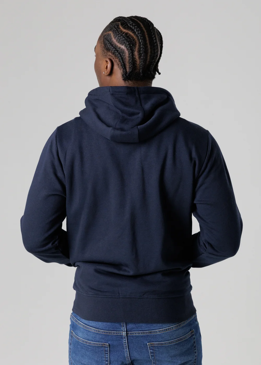 Tokyo Laundry Navy Cotton Blend Zip-Through Hoody - S Image 2