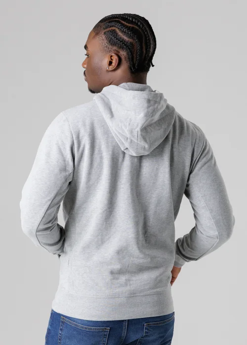 Tokyo Laundry Light Grey Cotton Blend Drawcord Hoody - S Image 2