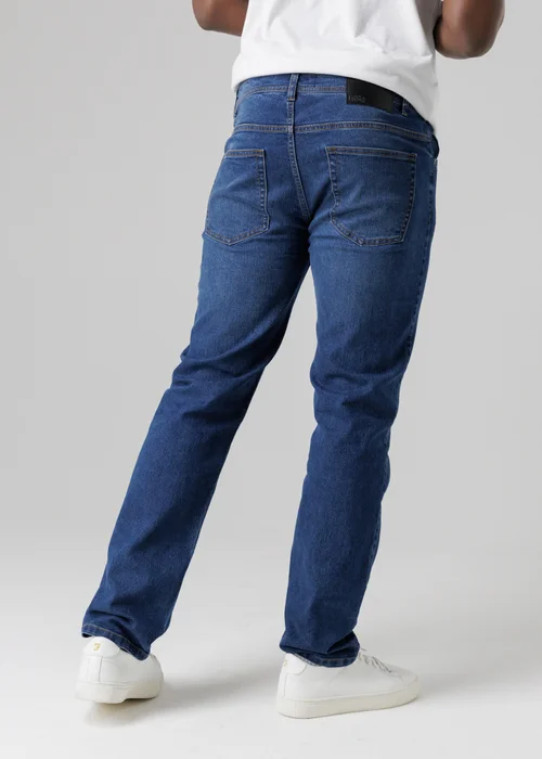 Tokyo Laundry Light Blue Straight Fit Cotton Blend Jeans - 30/L32 Image 2