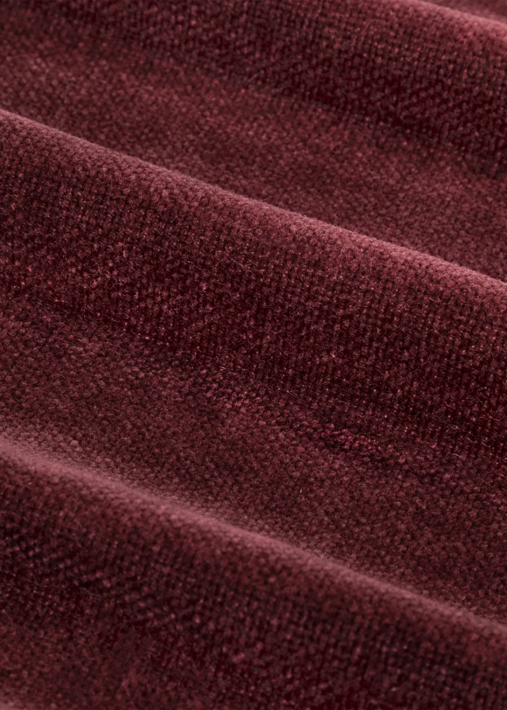Yard Heavy Chenille Velvet Room Darkening Eyelet Curtain Pair Beetroot - 46W X 54D (117x137cm Image 5