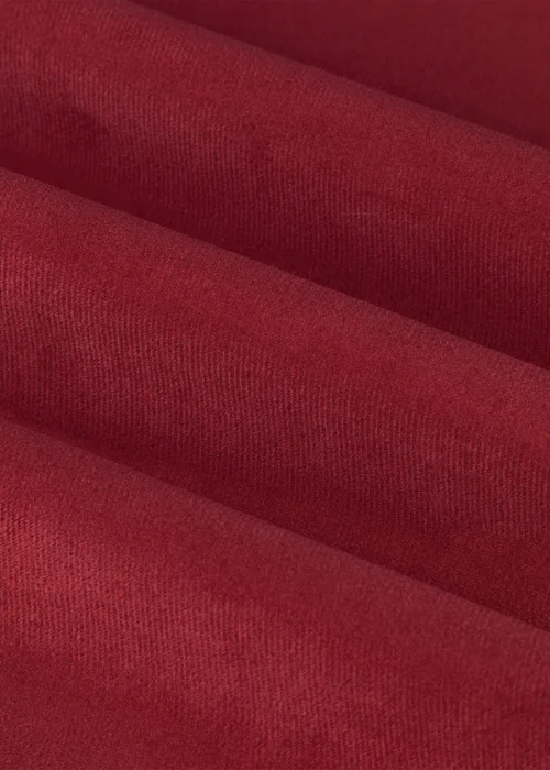 Furn The Ultimate Velvet Room Darkening Pencil Pleat Curtain Pair Burgundy - 46W X 54D (117x137cm Image 6
